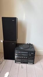 Platenspeler/radio met boxen, Audio, Tv en Foto, Stereoketens, Gebruikt, Losse componenten, Speakers, Ophalen