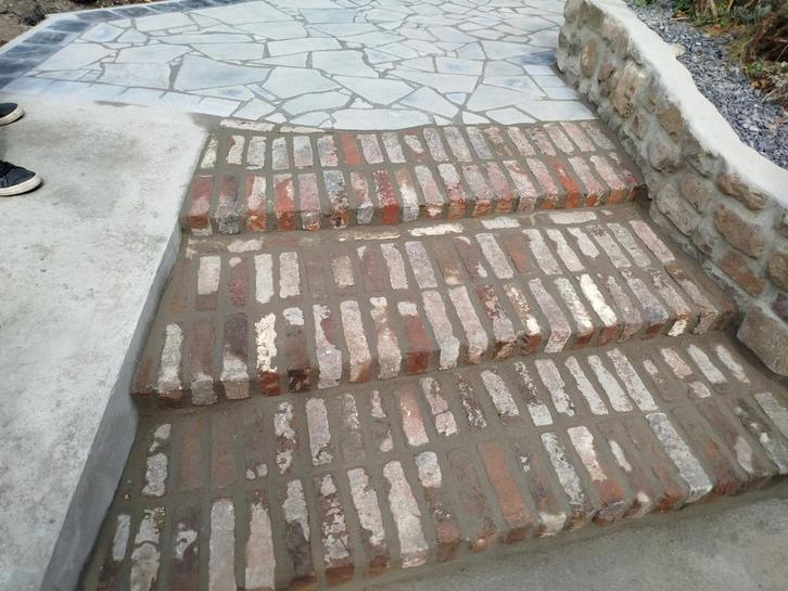 Pour vos travaux avec un service de qualité plus de 20 ans d, Tuin en Terras, Tegels en Klinkers, Zo goed als nieuw, Beton, Ophalen