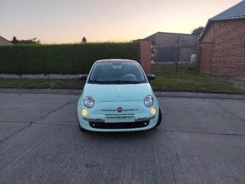 FIAT 500 CABRIOLET/1.2 ESSENCE/EURO 6B/103.000KM/CLIM/CUIR, Autos, Achat, Euro 6, Entreprise, Cabriolet