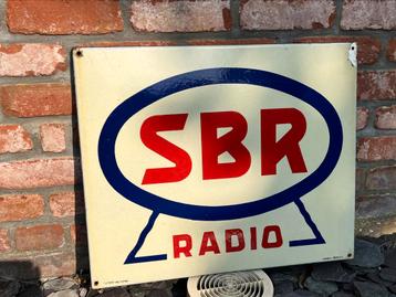 Plaque émaillée RADIO SBR, Enlèvement ou Envoi