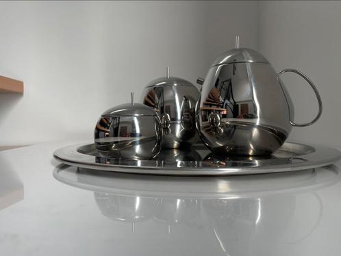 Alessi Sanaa theeservies, Antiek en Kunst, Antiek | Zilver en Goud, Zilver, Ophalen of Verzenden