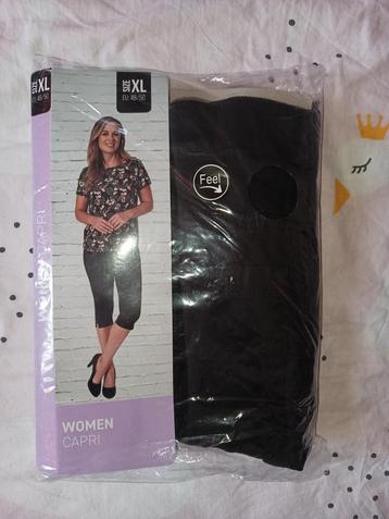 Zwarte cropped broek voor dames - maat XL - nieuw  beschikbaar voor biedingen