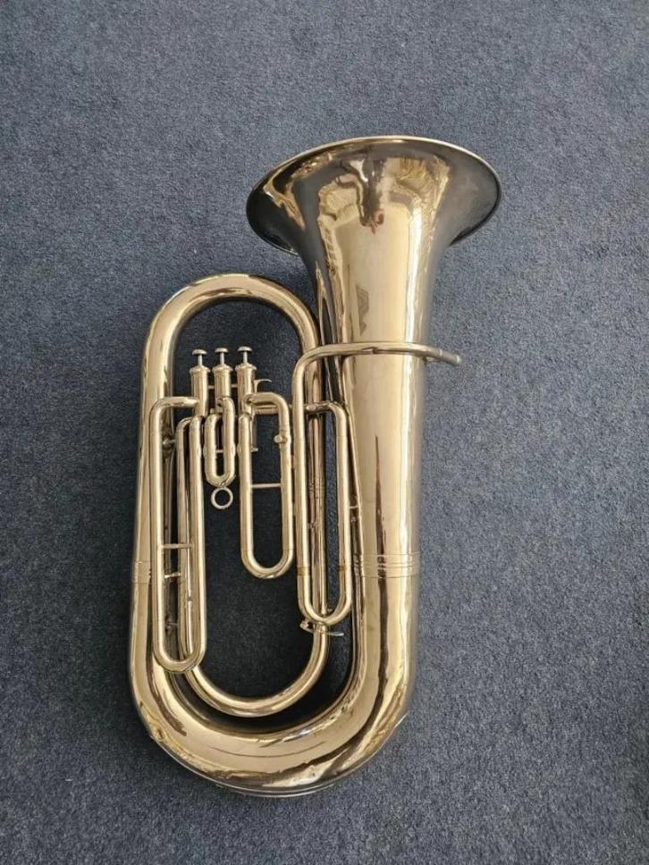 Schenkelaars Eindhoven 3 valve Eb Tuba, Muziek en Instrumenten, Blaasinstrumenten | Tuba's, Gebruikt, Es-tuba, Ophalen