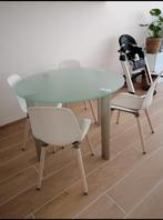 Table à manger + 4 chaises, Maison & Meubles, Tables | Tables à manger, Utilisé, Enlèvement ou Envoi