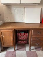 Bureau in massief eik, Ophalen, Bureau