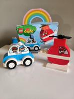 Duplo Brandweerhelikopter en politiewagen (10957), Kinderen en Baby's, Speelgoed | Duplo en Lego, Complete set, Duplo, Ophalen of Verzenden