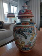 Pot de gingembre à couvercle en porcelaine Chineserie, Antiquités & Art, Enlèvement ou Envoi