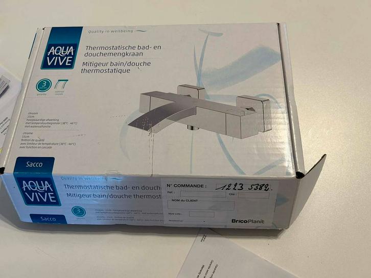 Mitigeur bain/douche thermostatique, Huis en Inrichting, Badkamer | Badkamermeubels, Nieuw, Wasbak of Wastafel, Ophalen