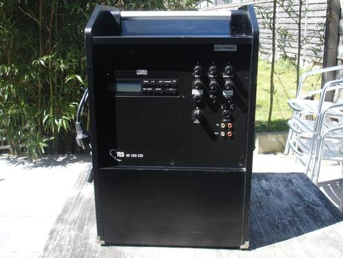 TLS MC 100 CD COMBI ACTIVE BOX, Muziek en Instrumenten, Mengpanelen, Gebruikt, Ophalen of Verzenden