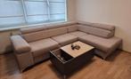 Canapé d'angle convertible tissu beige, Maison & Meubles, Canapés | Coins salons complets, Enlèvement, Comme neuf, Tissus