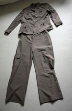 Kaki/bruine broek en bloes– Eugene Klein – maat 40/42, Taille 38/40 (M), Enlèvement ou Envoi, Eugene Klein, Comme neuf