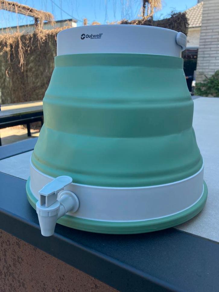 Jerrycan water 12liter - inklapbaar, Caravans en Kamperen, Kampeeraccessoires, Zo goed als nieuw, Ophalen