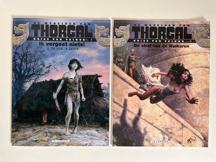 Thorgal - Kriss van Valnor 1 & 2 - 1e druk - 2010/2012, Boeken, Stripverhalen, Zo goed als nieuw, Meerdere stripboeken, Verzenden