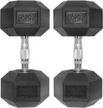 Hexa halters, zeshoekige halters van 25 kg, Sport en Fitness, Ophalen of Verzenden, Zo goed als nieuw, Benen, Halterset