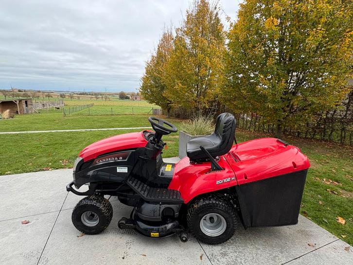 Carrera B -20-102H benzine zitmaaier –slechts 64 draaiuren, Tuin en Terras, Zitmaaiers, Zo goed als nieuw, Opvangbak, Ophalen