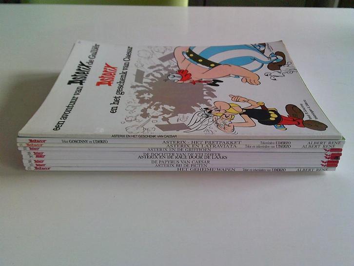 9 strips van Asterix in eerste druk ., Boeken, Stripverhalen, Ophalen of Verzenden