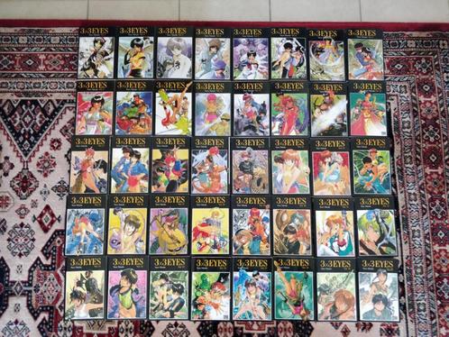 3x3 Eyes manga 40 volumes compleet frans, Boeken, Strips | Comics, Gelezen, Complete serie of reeks, Japan (Manga), Ophalen of Verzenden