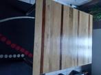 Design tafel (eik - padouk), Huis en Inrichting, Tafels | Eettafels, Ophalen, Zo goed als nieuw, Vijf personen of meer, Rechthoekig