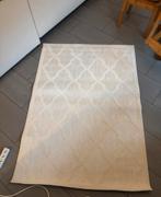 120*170 dun tapijt, Ophalen, Gebruikt, 100 tot 150 cm, Crème