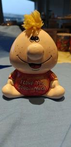 spaarpot in keramiek figuur wollen ponpon, Enlèvement ou Envoi, Comme neuf, Pierre, Poterie ou Céramique, Animal