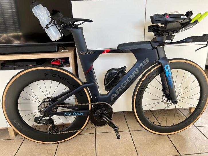 Argon18 E119 tri+, Fietsen en Brommers, Fietsen | Racefietsen, Zo goed als nieuw, Heren, Overige merken, Meer dan 20 versnellingen