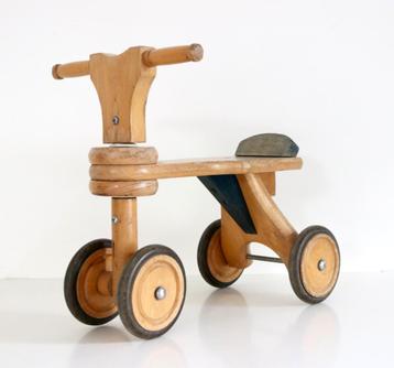 Vintage houten loopfietsje jaren 70, Enlèvement ou Envoi, Utilisé