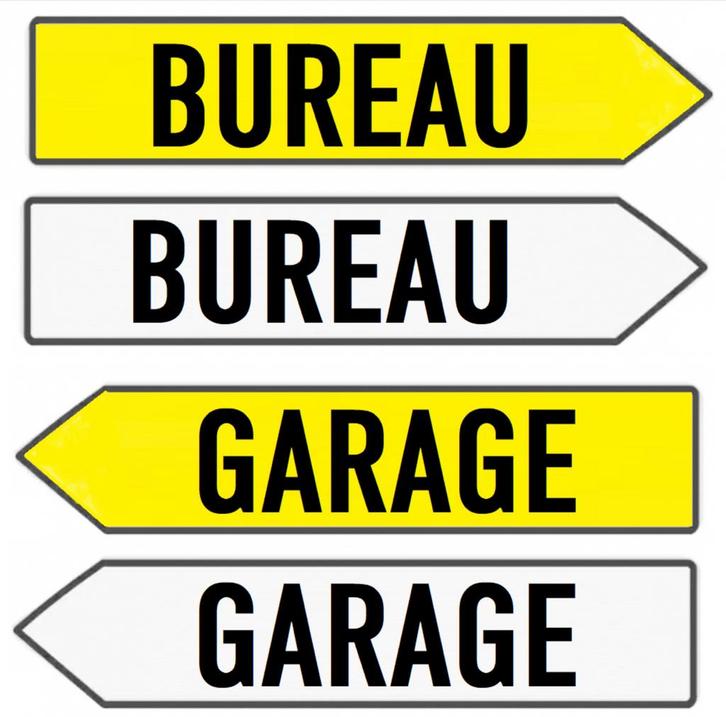 Plaque immatriculation flèche, Divers, Divers Autre, Neuf, Enlèvement ou Envoi