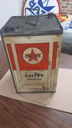 Groot caltex olieblik, Verzamelen, Ophalen of Verzenden