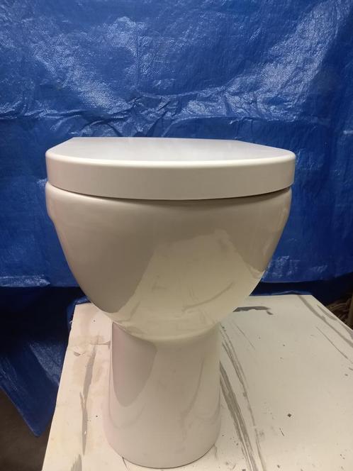 Toiletpot verhoogd LAUFEN met zitting, Bricolage & Construction, Sanitaire, Comme neuf, Toilettes, Enlèvement
