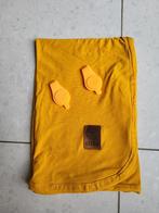 Cloby zonnedeken schaduwdoek geel met magneetclips, Ophalen, Gebruikt, Overige typen