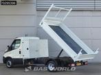Iveco Daily 35C14 Kipper met Kist 3.5t trekhaak Euro6 Airco, Auto's, Stof, Gebruikt, Euro 6, Iveco