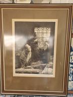 mooie ets " Faust" Cor vd Woerd 37/200, Antiek en Kunst, Ophalen of Verzenden