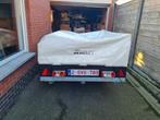 Aanhangwagen met afdekzeil en deurtje, Caravans en Kamperen, Ophalen