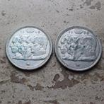 2  100 FRANK 4 KONINGEN ZILVER, Postzegels en Munten, Zilver, Ophalen of Verzenden, Losse munt, Zilver