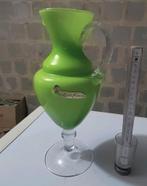 Aiguière en verre d'Empoli (Italie) gamme Opalina Fiorentin, Antiek en Kunst, Antiek | Vazen, Ophalen