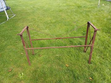 Oud onderstel van draaibank 117x35x74cm. 10€, Enlèvement, Comme neuf