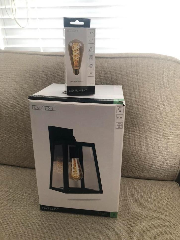 Wandlamp buitenlamp Lucide - NIEUW, Jardin & Terrasse, Éclairage extérieur, Comme neuf, Appliques murales, Enlèvement