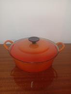 Klassieke Le Creuset braadpan, Huis en Inrichting, Keuken | Potten en Pannen, Ophalen of Verzenden, Gebruikt, Gietijzer, Koekenpan of Braadpan