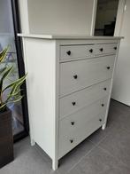 Ikea Hemnes Ladekast met 6 lades in wit, 100 à 150 cm, 25 à 50 cm, 5 tiroirs ou plus, Autres essences de bois