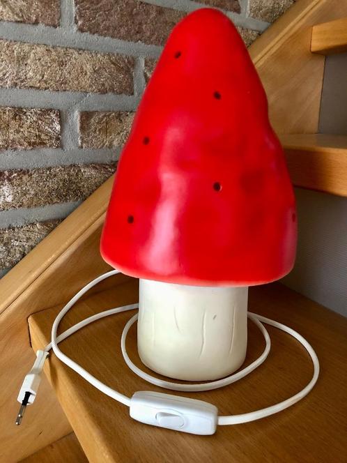 Prachtige Heico lamp paddenstoel rood, Kinderen en Baby's, Kinderkamer | Inrichting en Decoratie, Zo goed als nieuw, Lamp, Ophalen of Verzenden