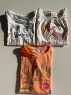 3 t-shirts met korte mouwen - Mt 122, Meisje, Ophalen of Verzenden, Zo goed als nieuw, Shirt of Longsleeve
