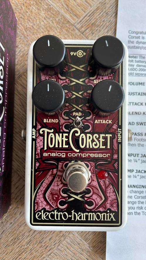 Electro Harmonix Tone Corset Analog Compressor, Muziek en Instrumenten, Effecten, Zo goed als nieuw, Compressor, Ophalen