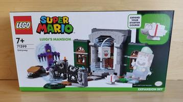 lego super mario 71399 uitbreidingsset luigi's mansion hal disponible aux enchères