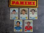 Panini 5x voetbal kaarten WORLD CUP MEXICO 70 anno WK 1970, Verzenden, Zo goed als nieuw