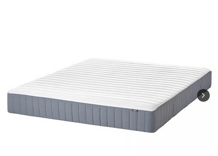 Ikea Matras + Matras Topper + Dekbedovertrek, Maison & Meubles, Chambre à coucher | Matelas & Sommiers, Comme neuf, Matelas, 180 cm