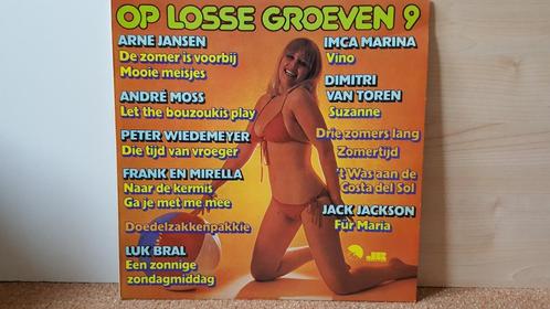 OP LOSSE GROEVEN 9 - VERZAMEL LP (1975) (LP), Cd's en Dvd's, Vinyl | Nederlandstalig, Zo goed als nieuw, Levenslied of Smartlap