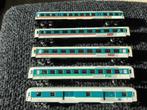 Marklin set van 5 personen wagens 4220 tot 4223, Wisselstroom, Wagon, Ophalen of Verzenden, Zo goed als nieuw