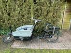 Electrische Gazelle Cabby bakfiets met 2 batterijen, Ophalen, Gebruikt, 3 kinderen, Elektrisch