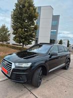 Audi Q7 S-line 3.0 TDI Quattro 7Pl Luchtveri Fulle option., Auto's, Automaat, Zwart, Zwart, Leder