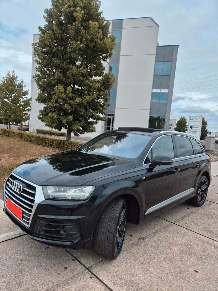 Audi Q7 S-line 3.0 TDI Quattro 7Pl Luchtveri Fulle option., Auto's, Audi, Bedrijf, Q7, 4x4, ABS, Achteruitrijcamera, Airbags, Airconditioning